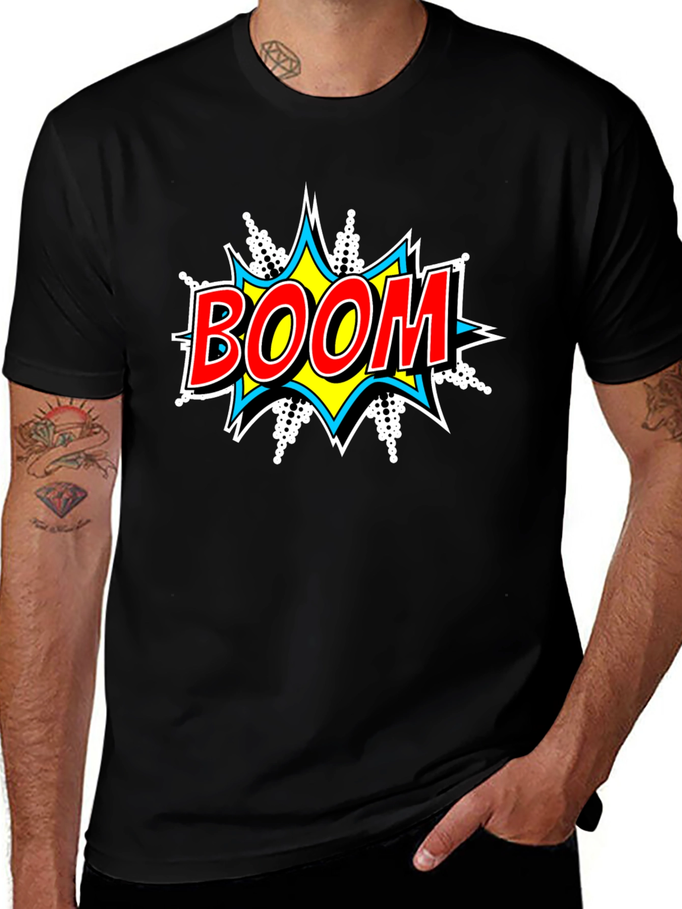 Boom Graphic T-Shirt - Comic Pop Art Style
