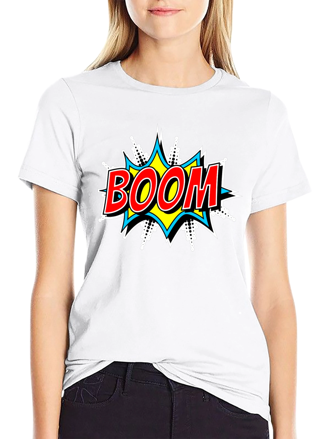 Boom Graphic T-Shirt - Comic Pop Art Style
