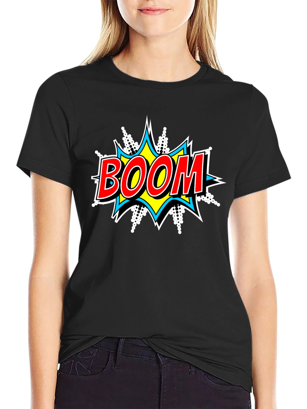 Boom Graphic T-Shirt - Comic Pop Art Style