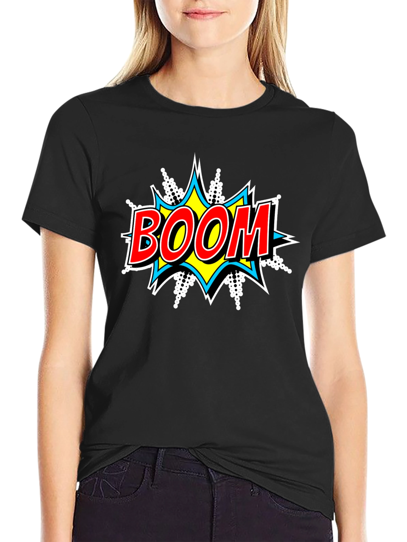 Boom Graphic T-Shirt - Comic Pop Art Style
