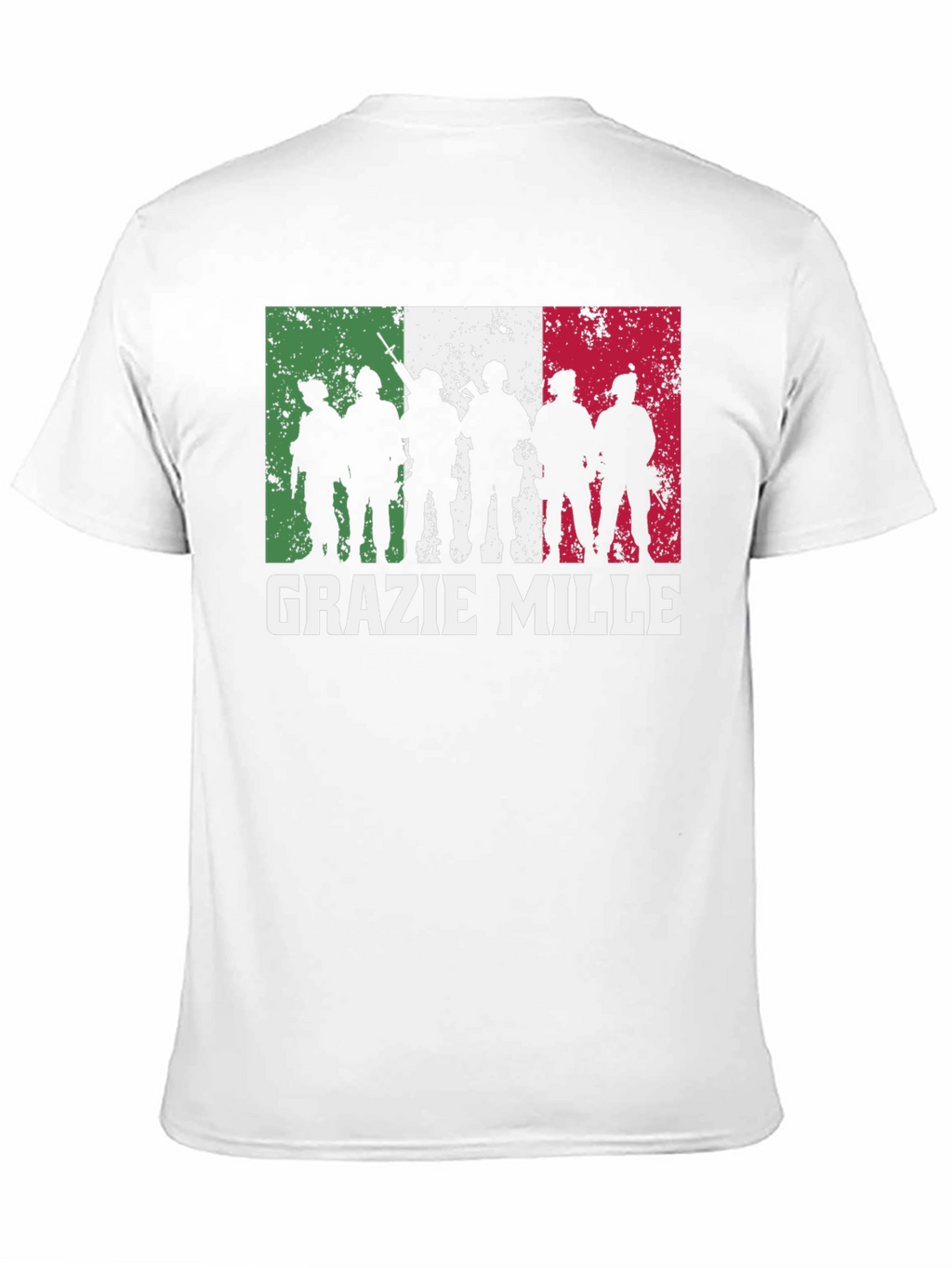 Grazie Mille Italian Flag T-Shirt
