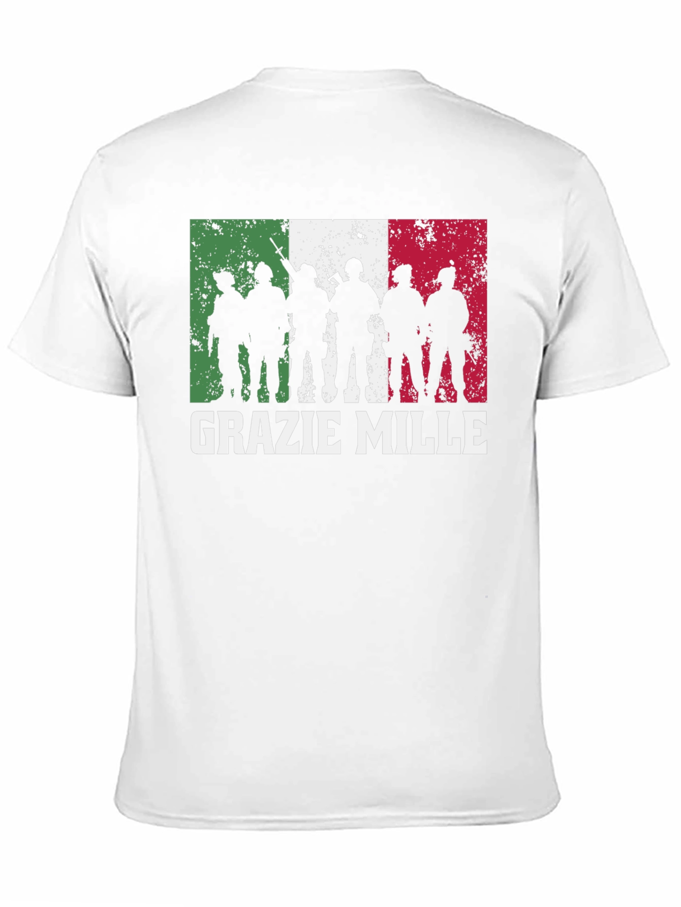 Grazie Mille Italian Flag T-Shirt