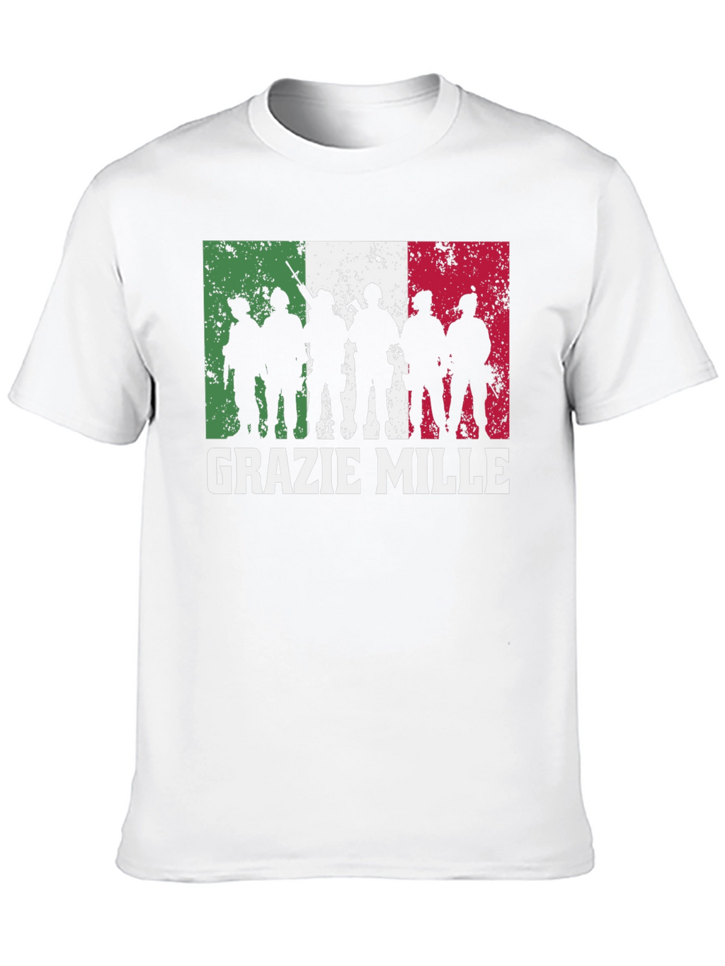 Grazie Mille Italian Flag T-Shirt