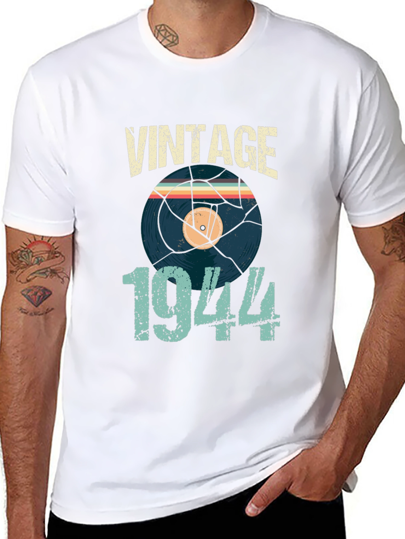 Vintage 1944 Record Graphic Tee