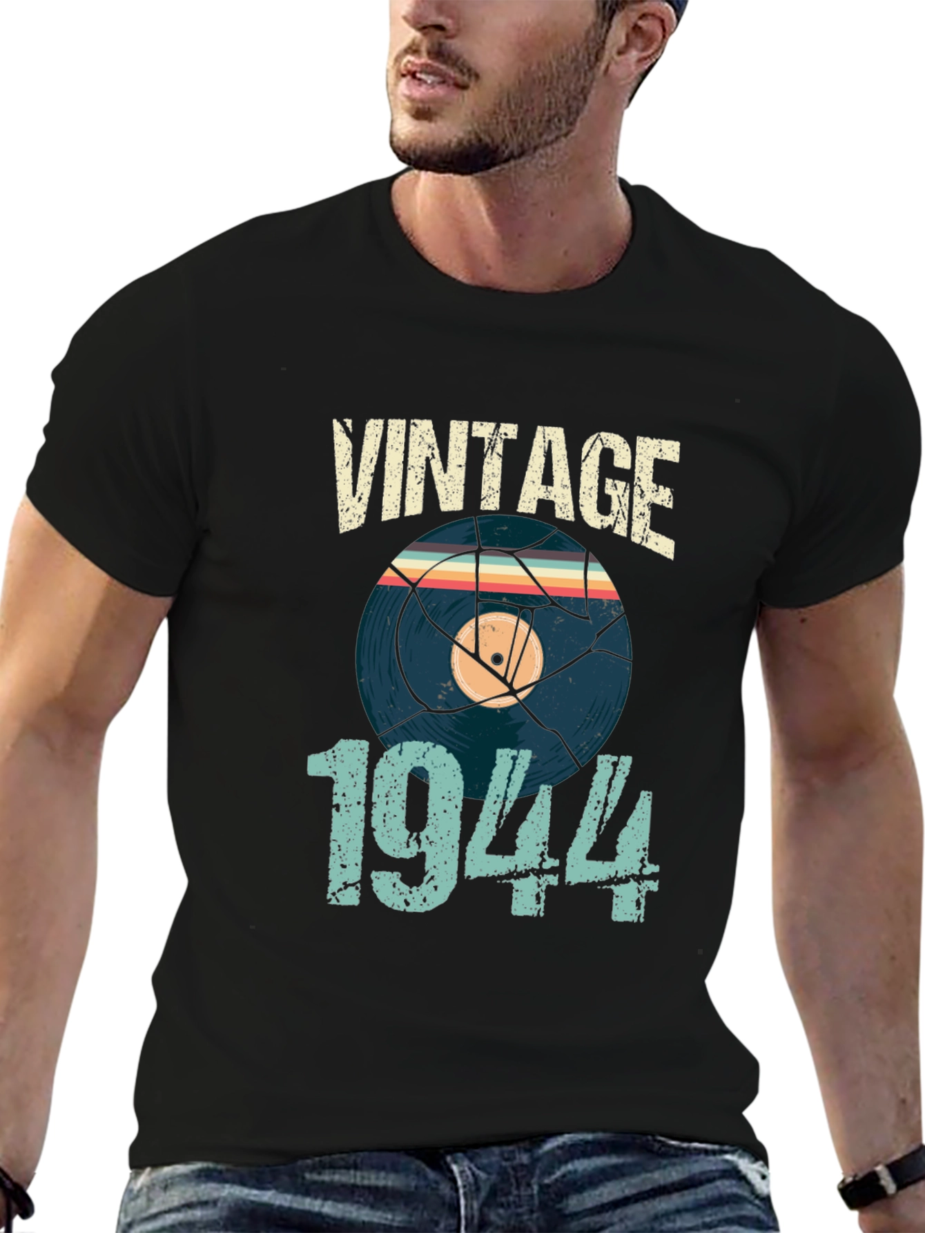 Vintage 1944 Record Graphic Tee