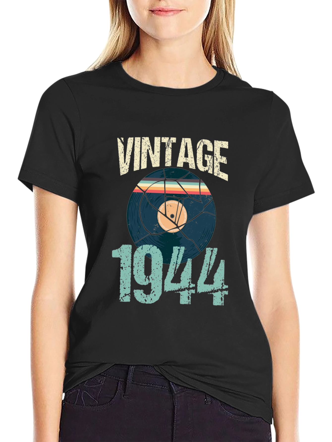 Vintage 1944 Record Graphic Tee
