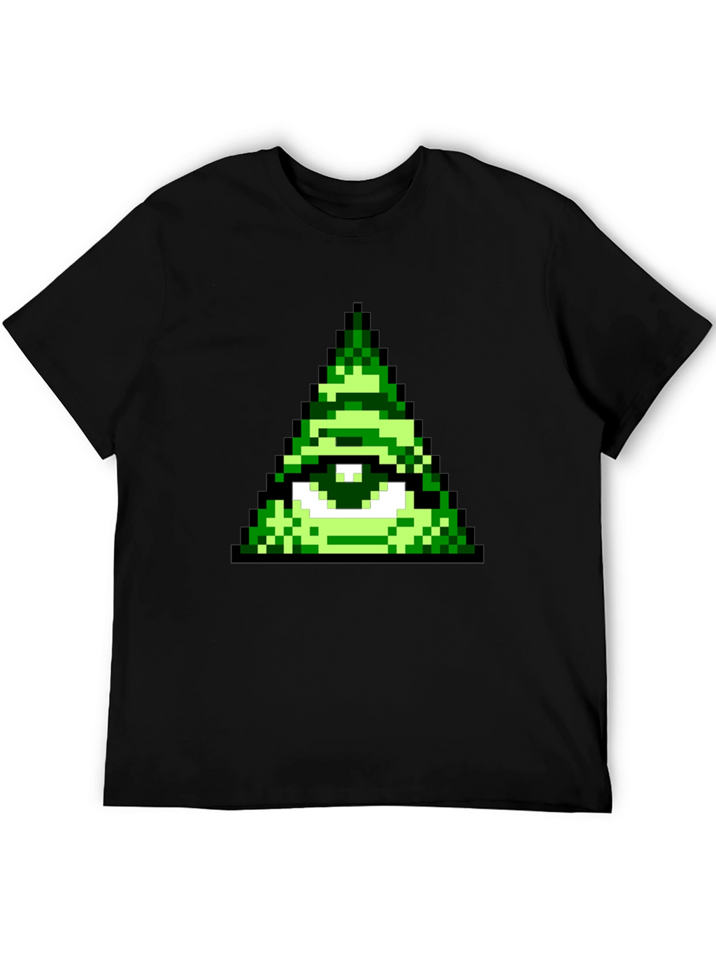Pixelated All-Seeing Eye Graphic Tee