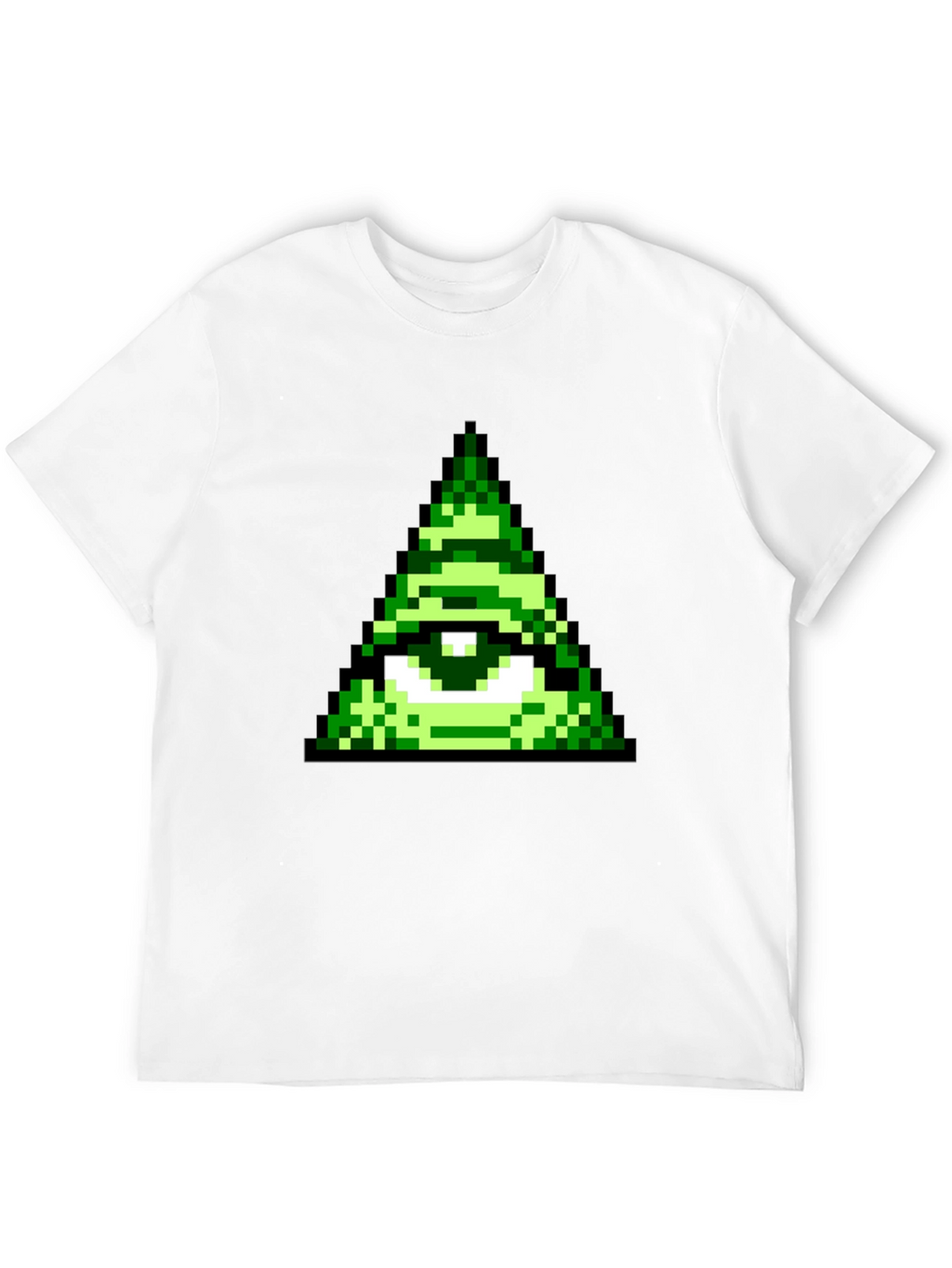 Pixelated All-Seeing Eye Graphic Tee