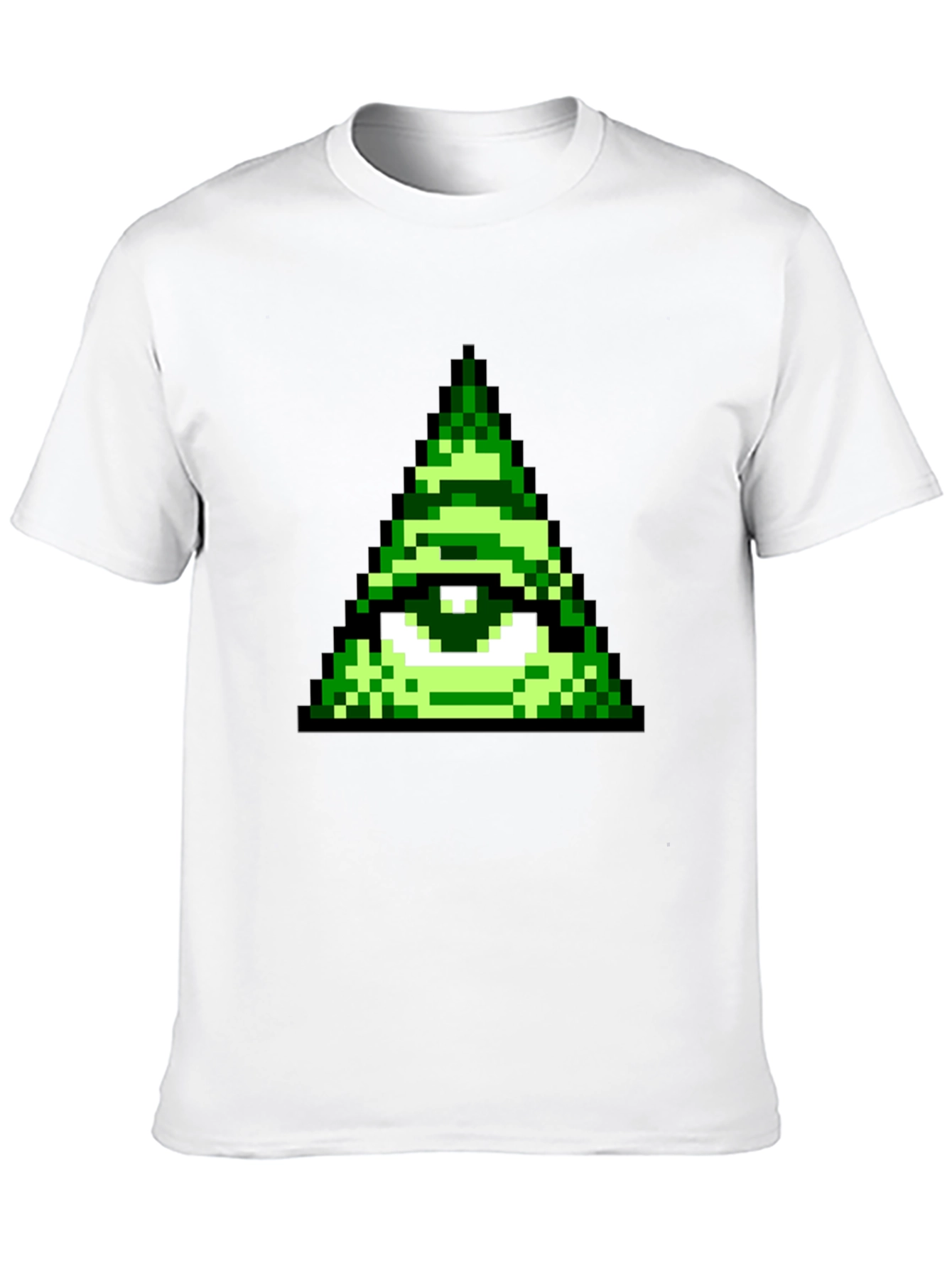 Pixelated All-Seeing Eye Graphic Tee