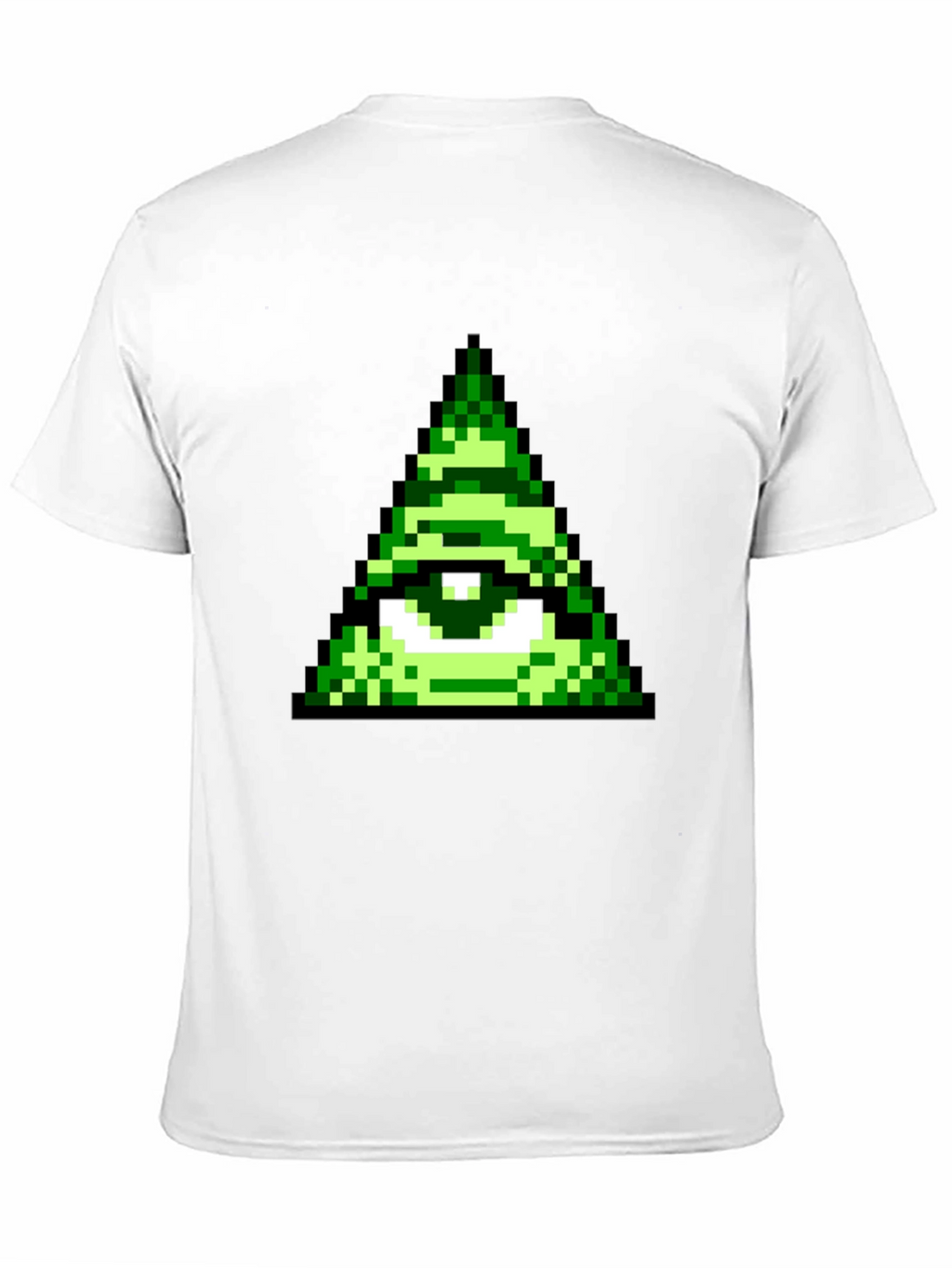 Pixelated All-Seeing Eye Graphic Tee