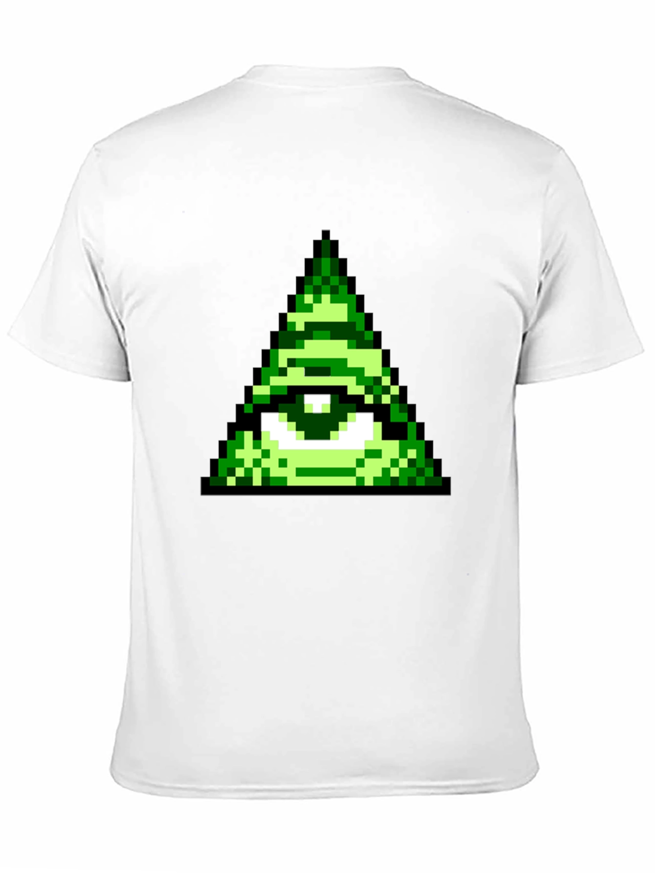 Pixelated All-Seeing Eye Graphic Tee