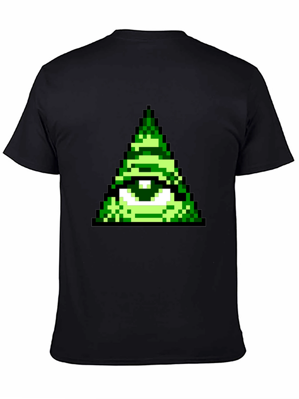 Pixelated All-Seeing Eye Graphic Tee