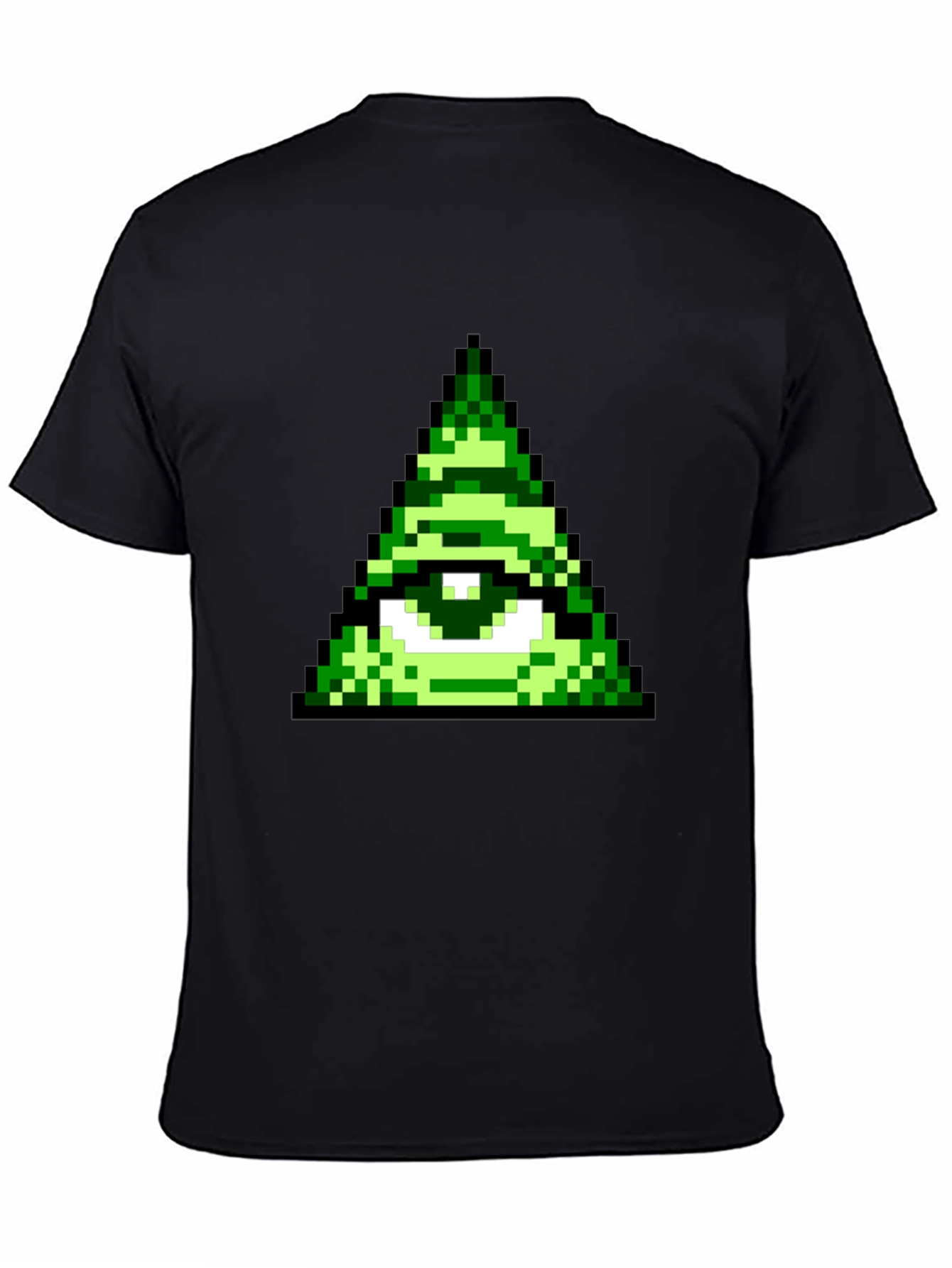 Pixelated All-Seeing Eye Graphic Tee