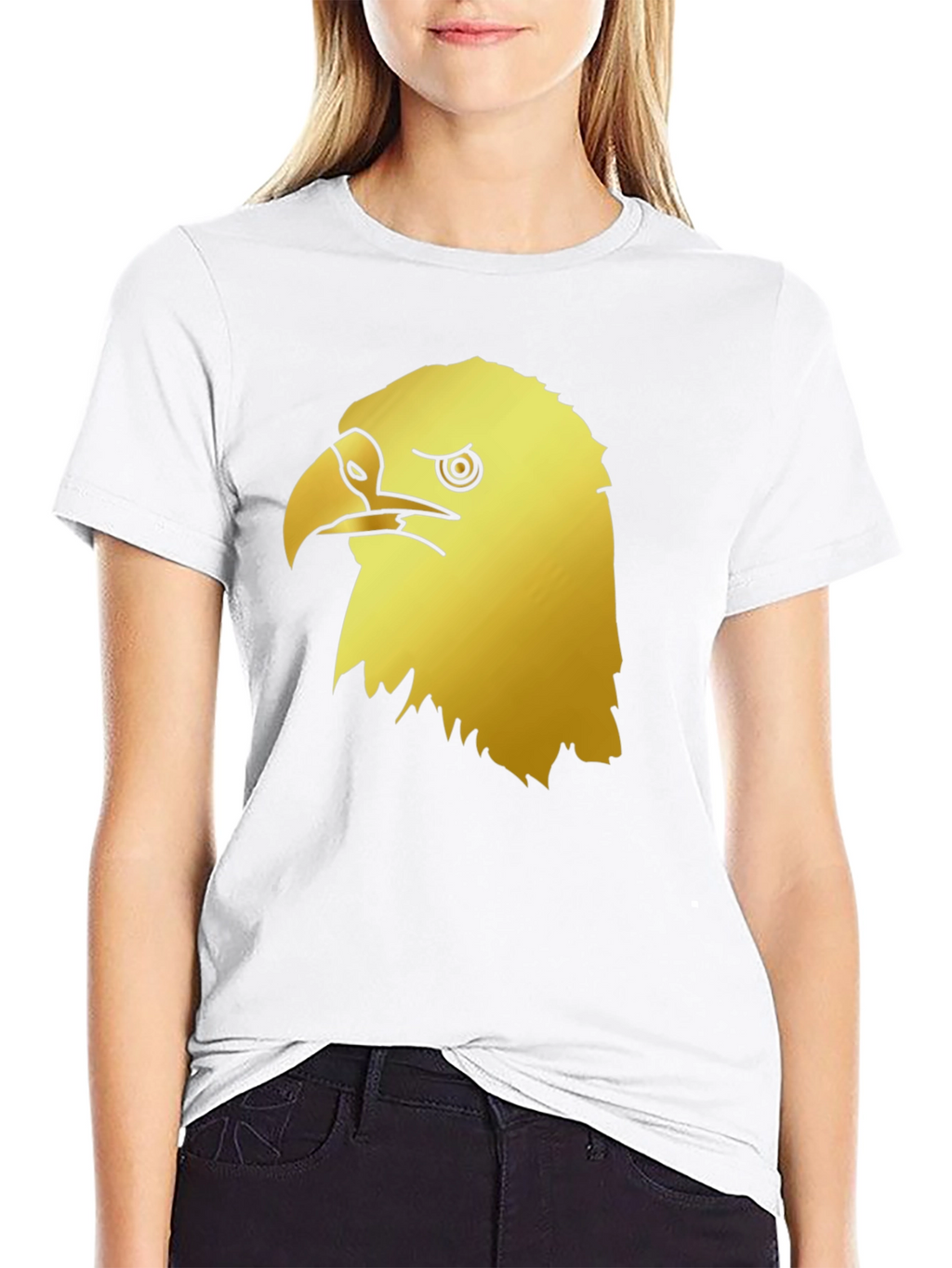 Cool Eagle Graphic Tee - Mens Black T-Shirt