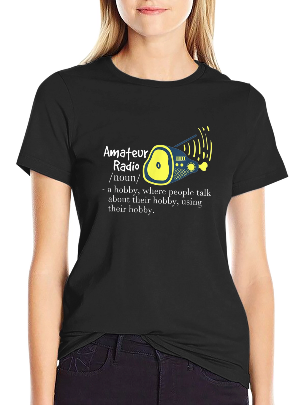 Amateur Radio Hobby T-Shirt - Definition Design