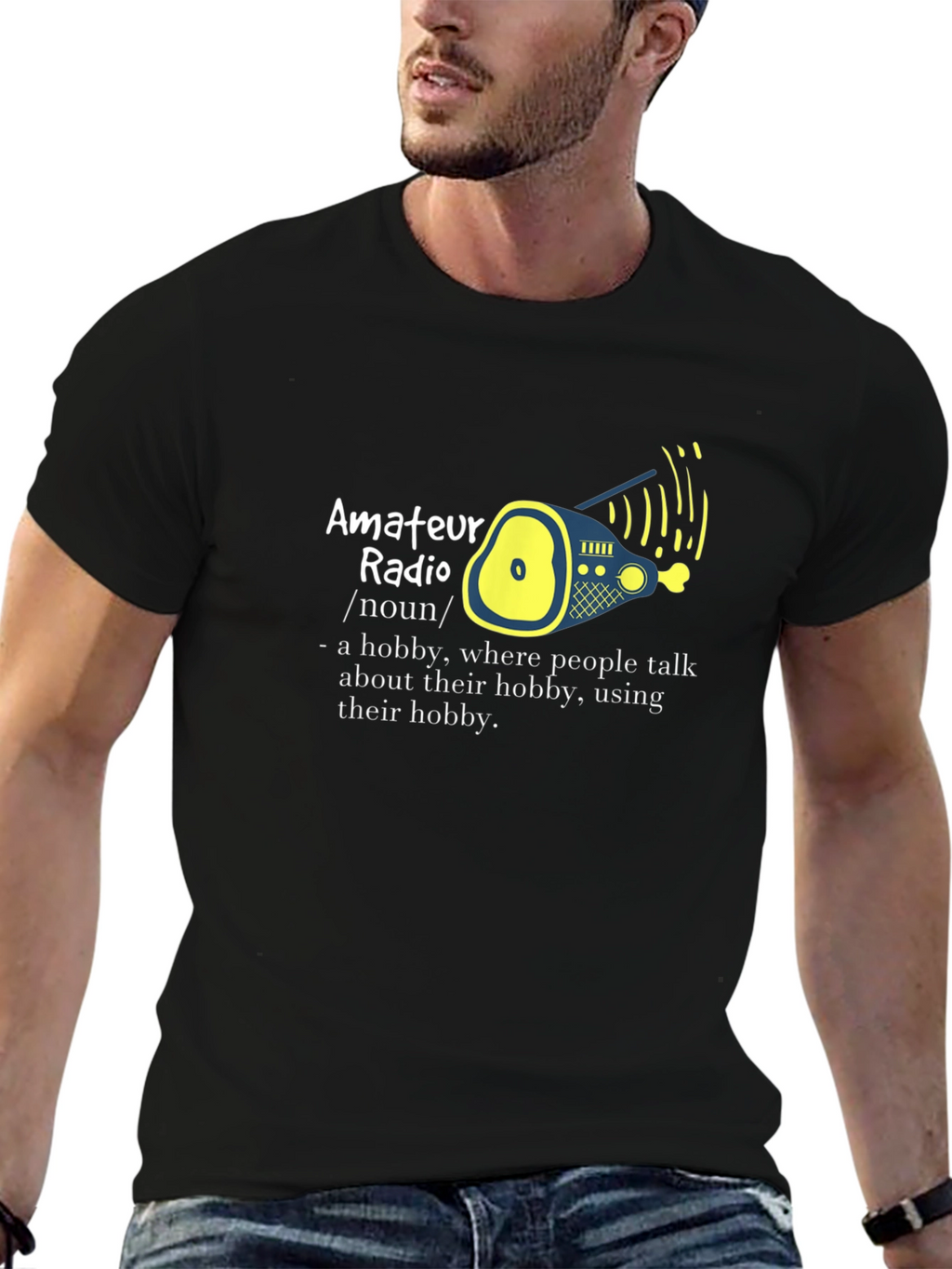 Amateur Radio Hobby T-Shirt - Definition Design