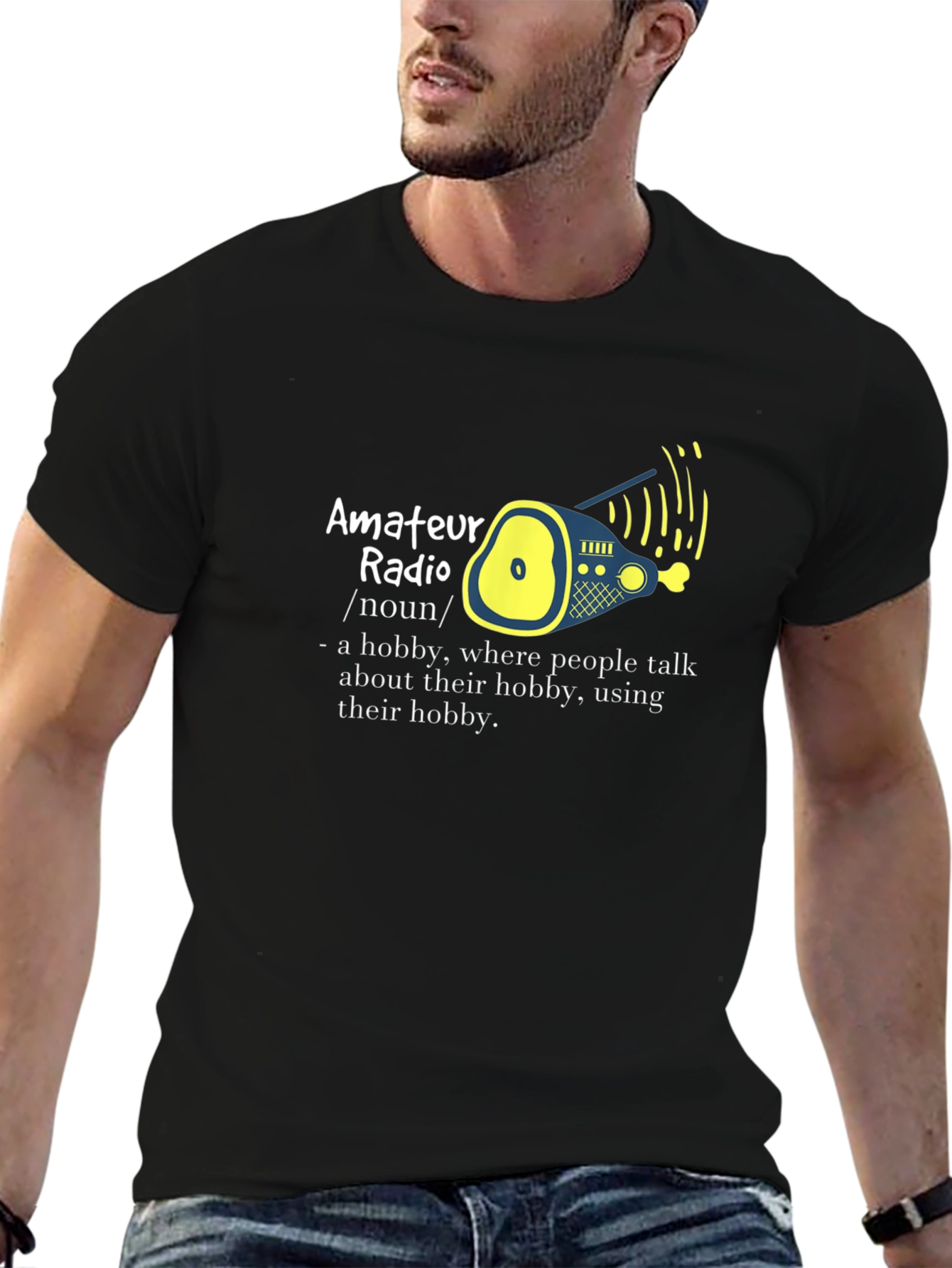 Amateur Radio Hobby T-Shirt - Definition Design