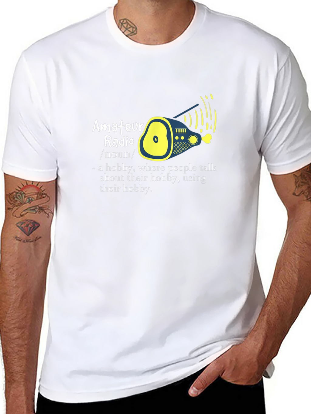 Amateur Radio Hobby T-Shirt - Definition Design