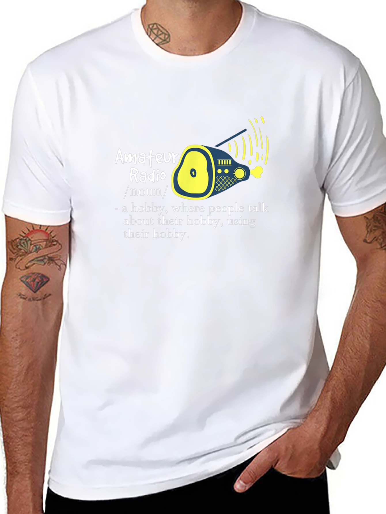 Amateur Radio Hobby T-Shirt - Definition Design