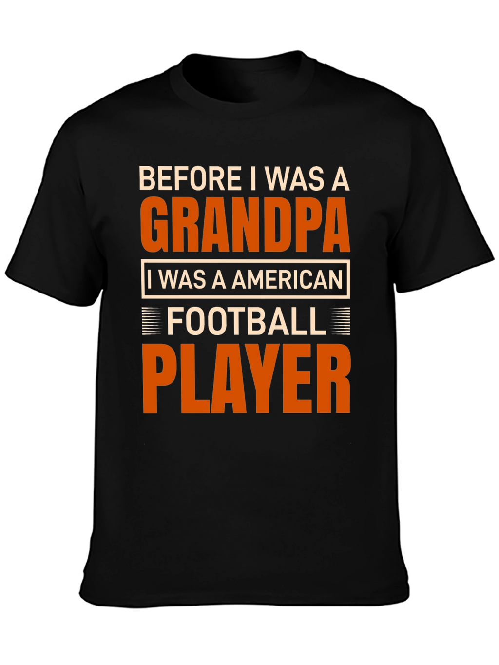 Grandpa Football Player T-Shirt