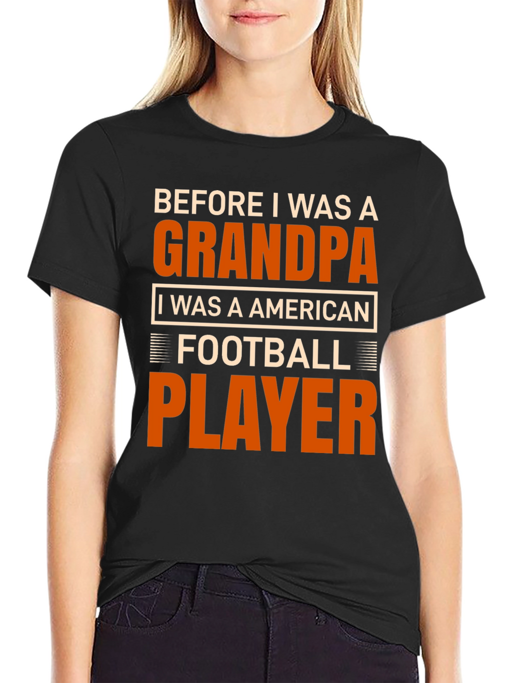 Grandpa Football Player T-Shirt