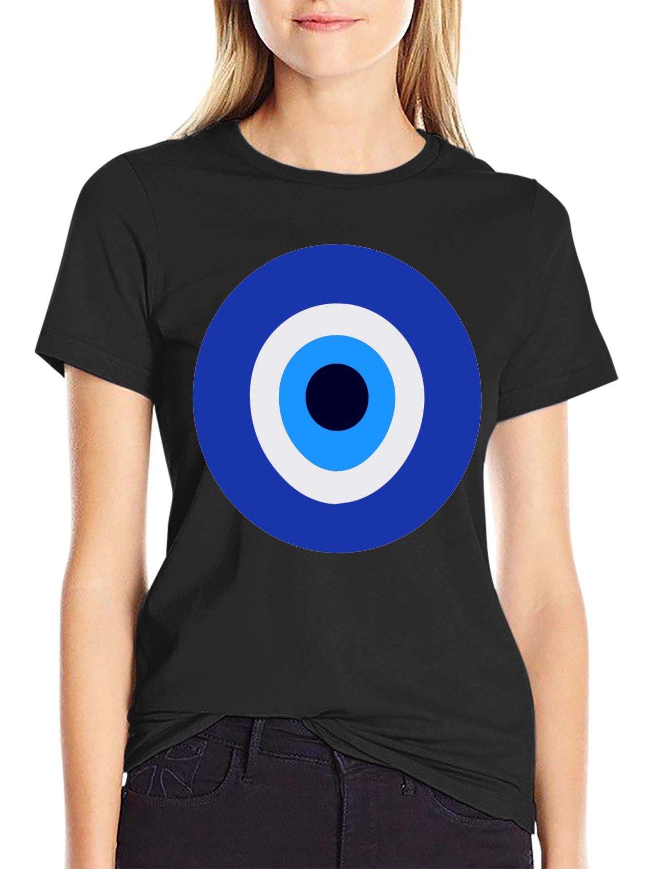 Evil Eye Graphic Tee - Protection & Style
