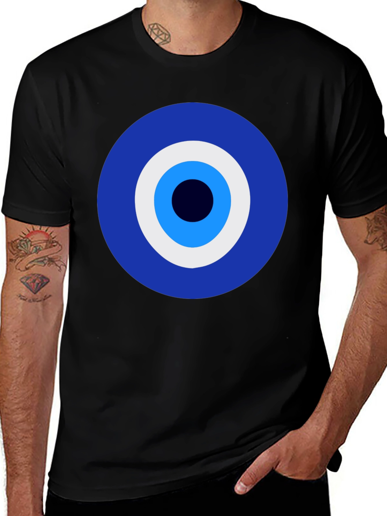 Evil Eye Graphic Tee - Protection & Style