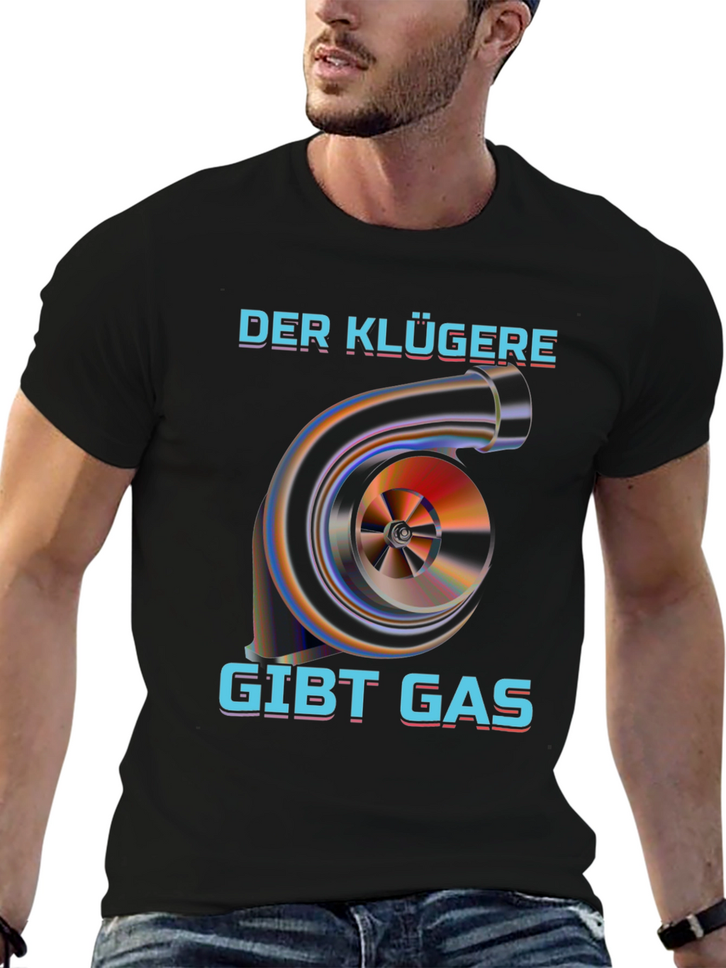 Der Klügere Gibt Gas Turbo T-Shirt