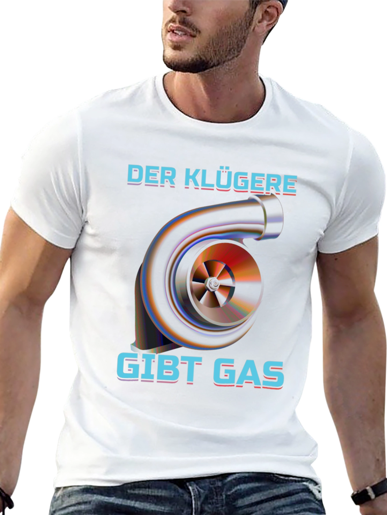 Der Klügere Gibt Gas Turbo T-Shirt