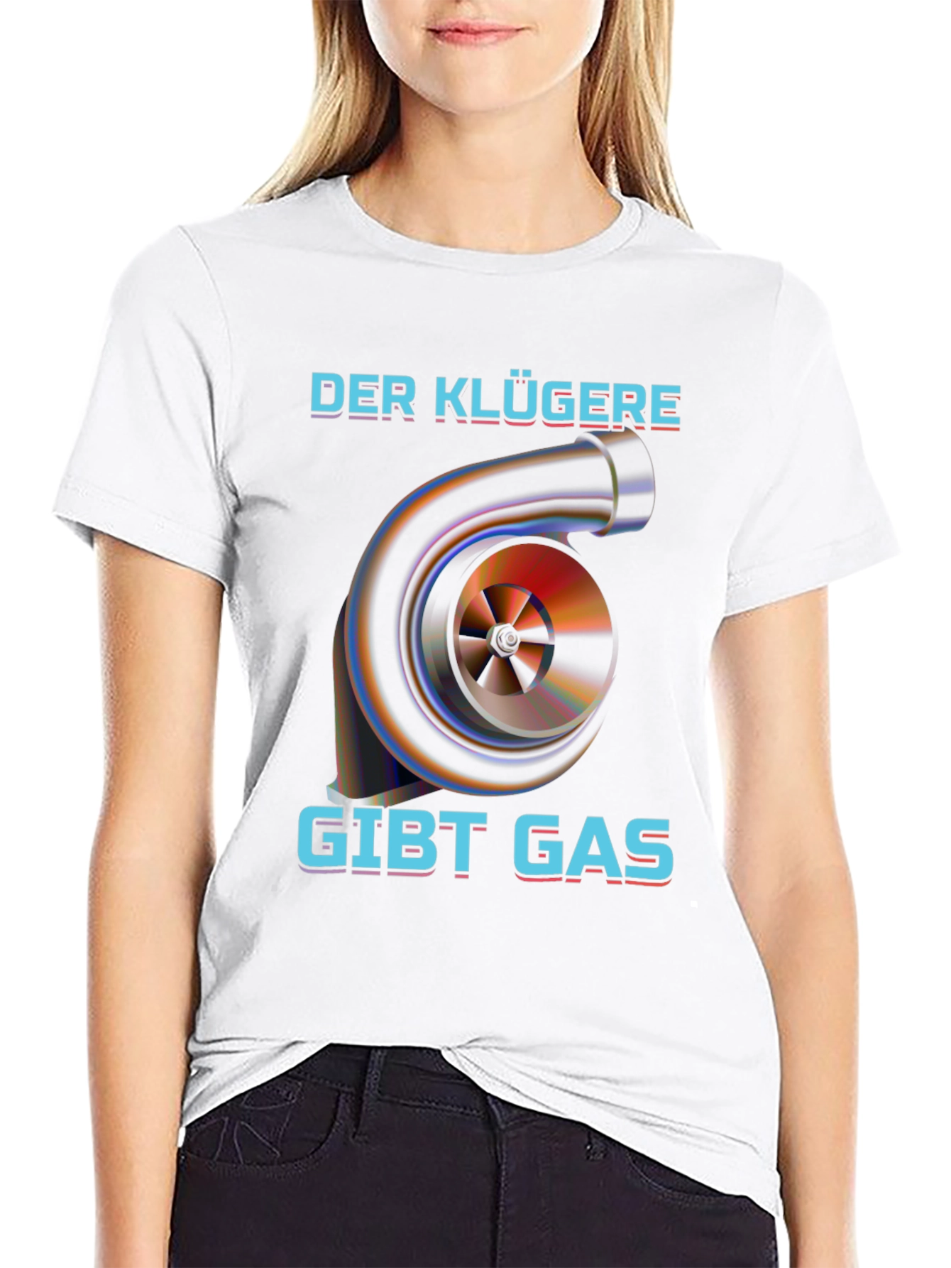 Der Klügere Gibt Gas Turbo T-Shirt