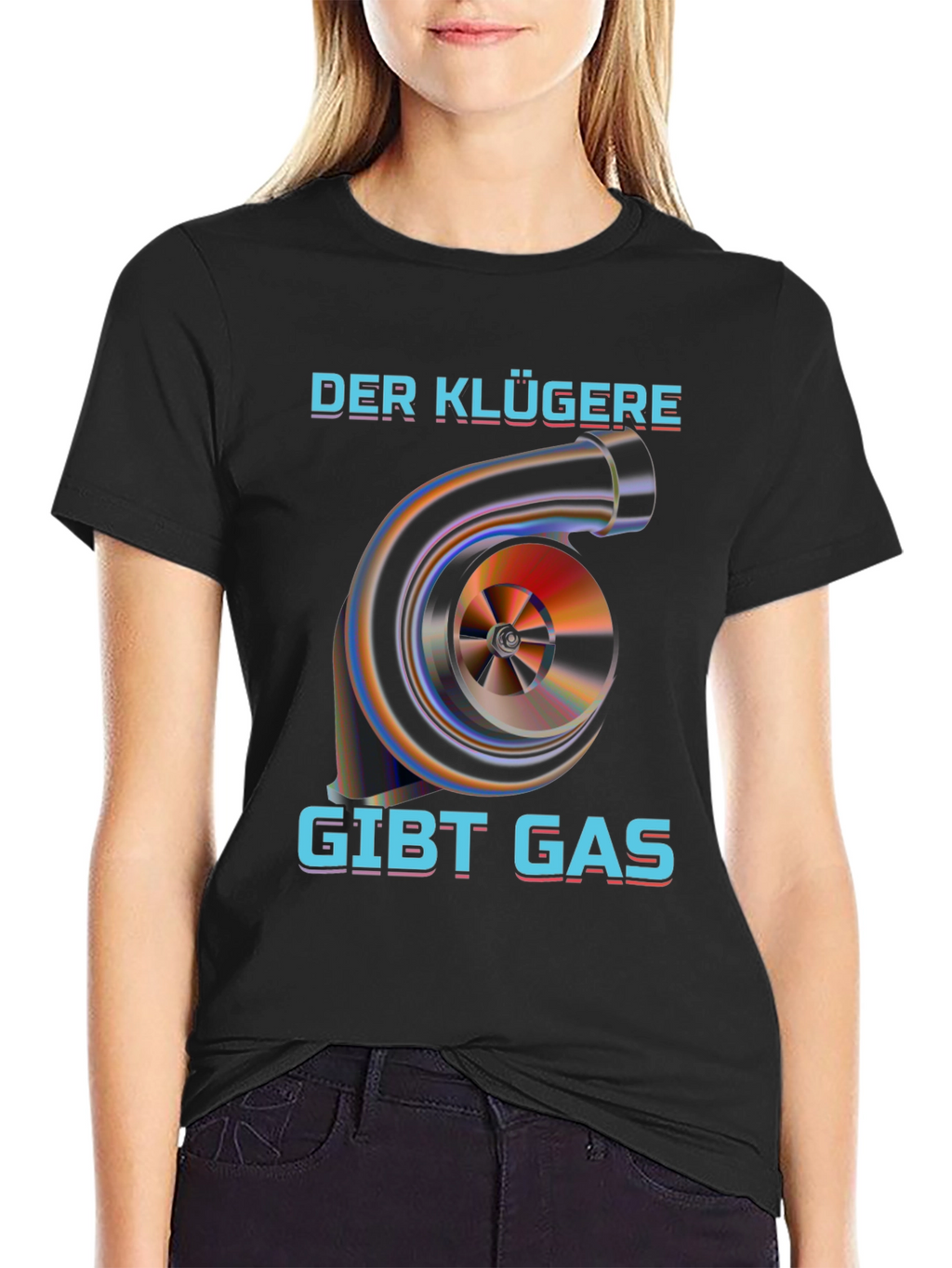 Der Klügere Gibt Gas Turbo T-Shirt
