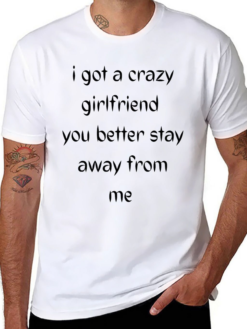 Crazy Girlfriend Warning T-Shirt
