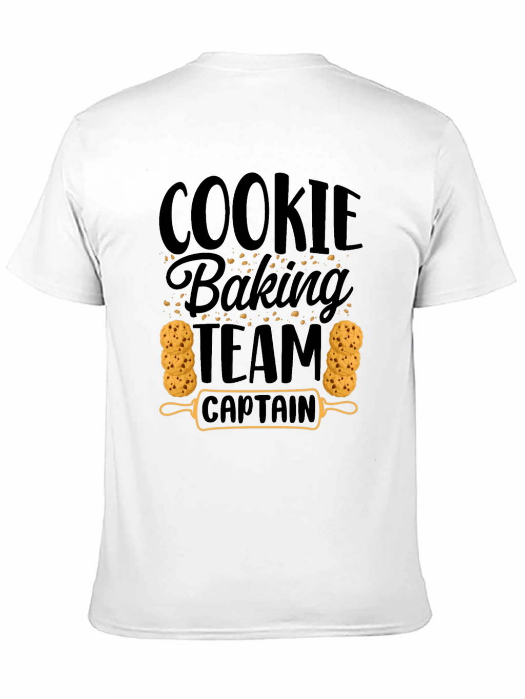 Cookie Baking Team Captain Black T-Shirt