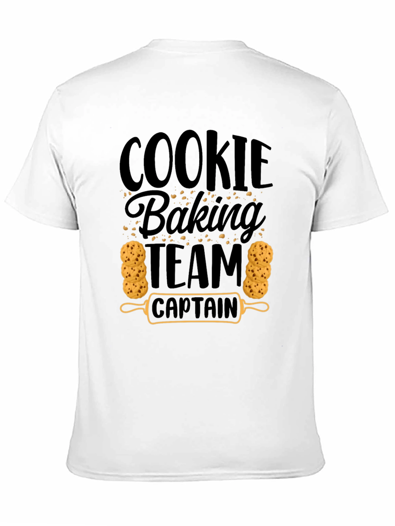 Cookie Baking Team Captain Black T-Shirt