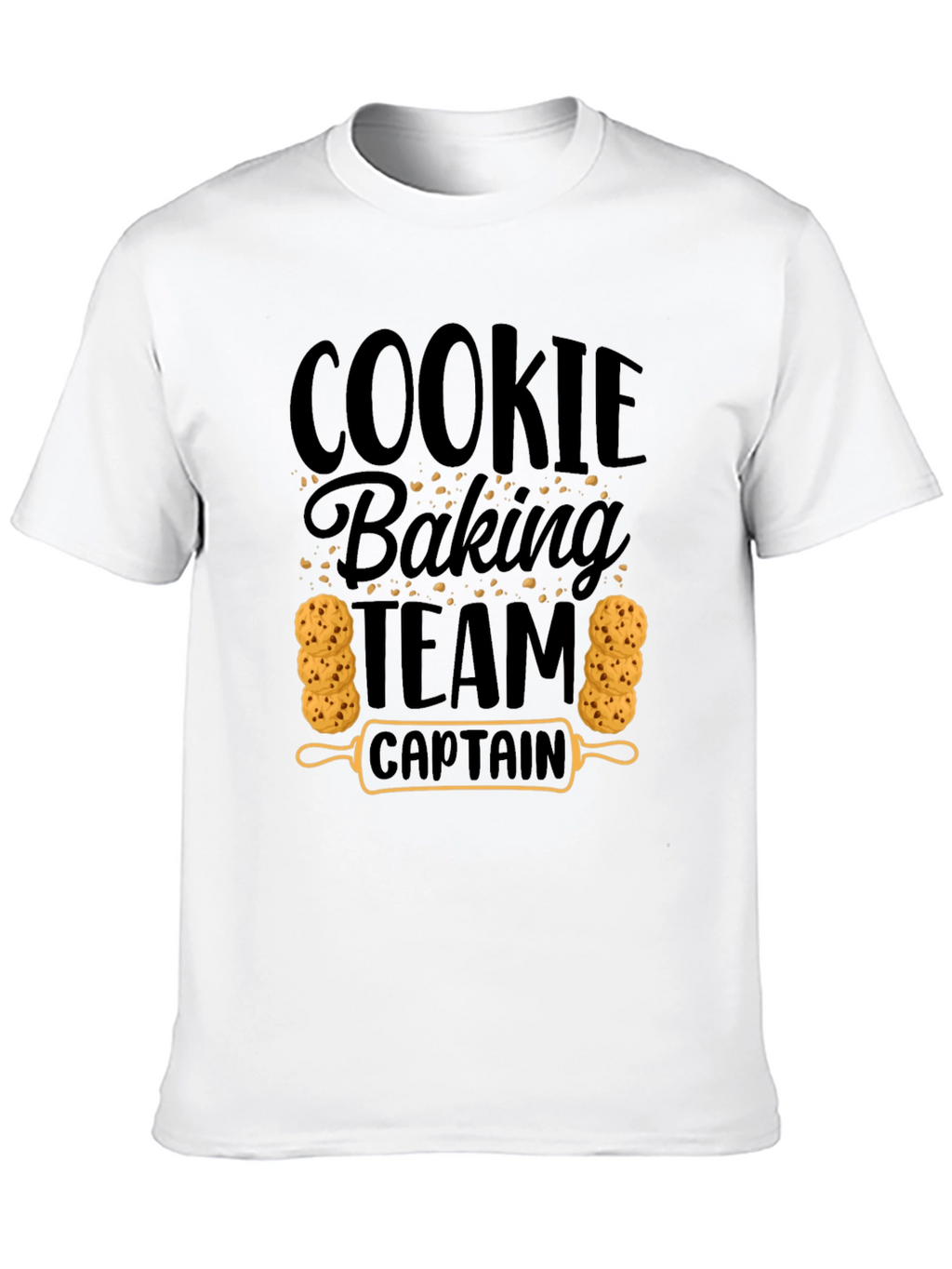 Cookie Baking Team Captain Black T-Shirt