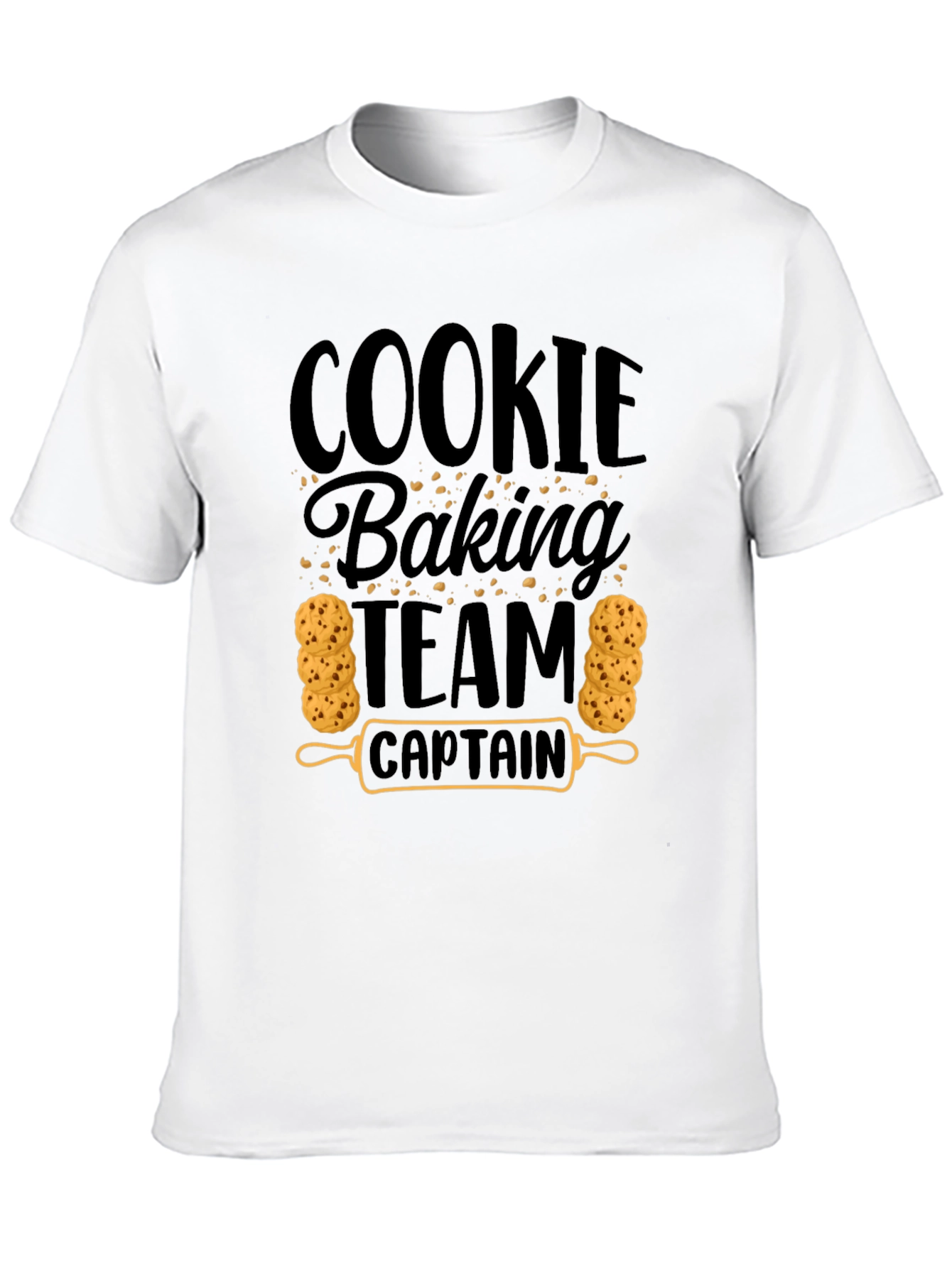 Cookie Baking Team Captain Black T-Shirt