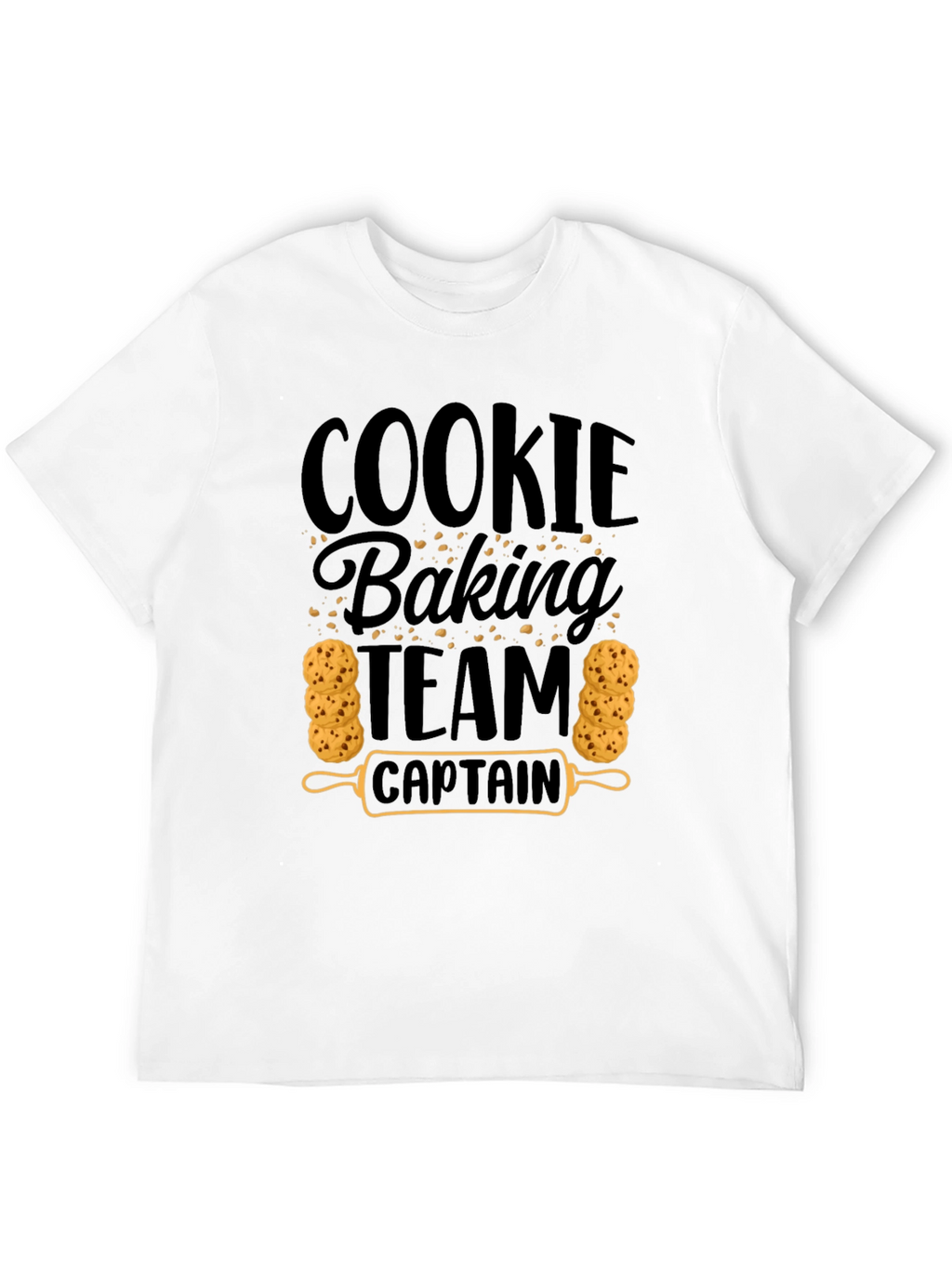 Cookie Baking Team Captain Black T-Shirt