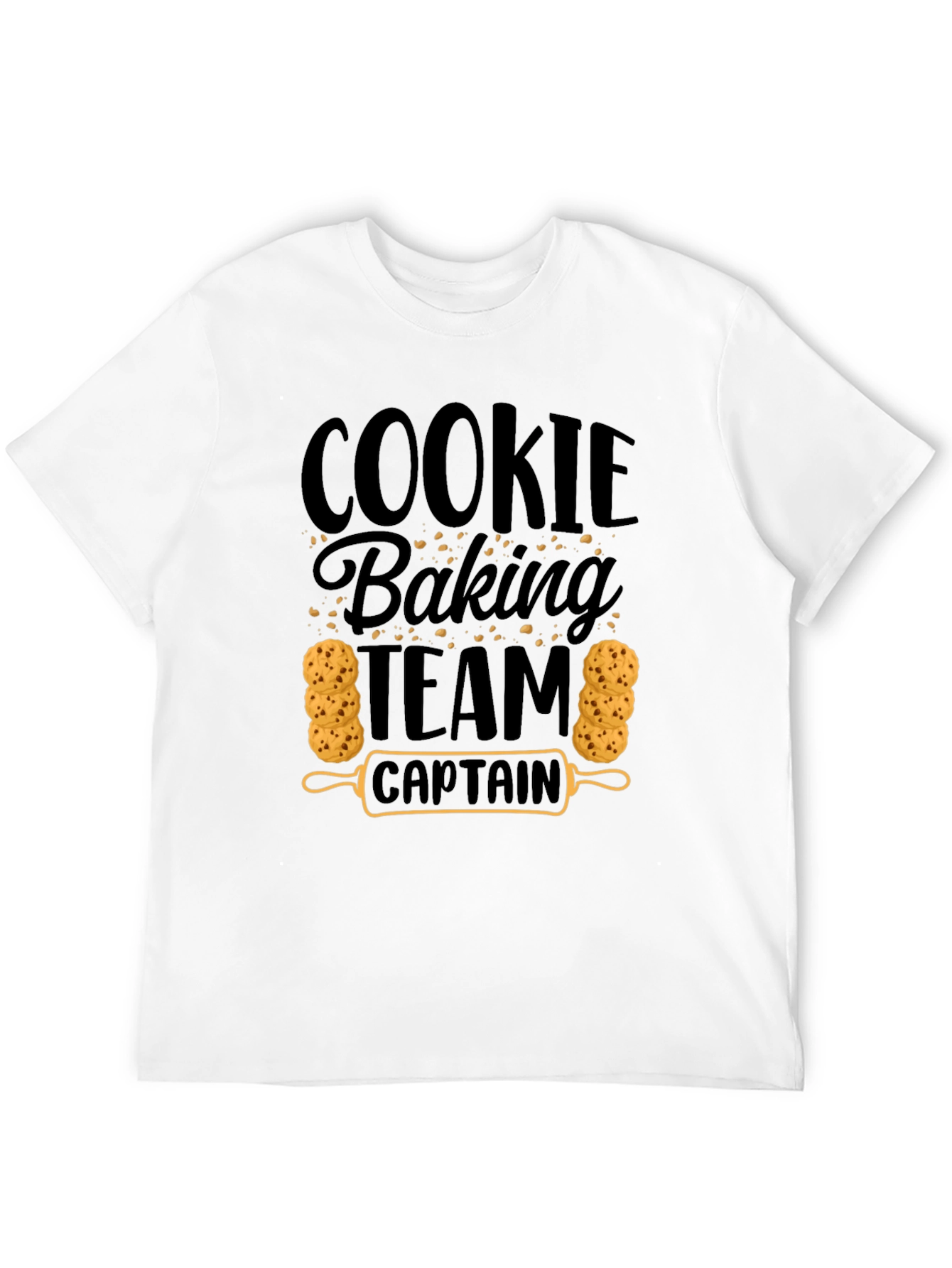 Cookie Baking Team Captain Black T-Shirt