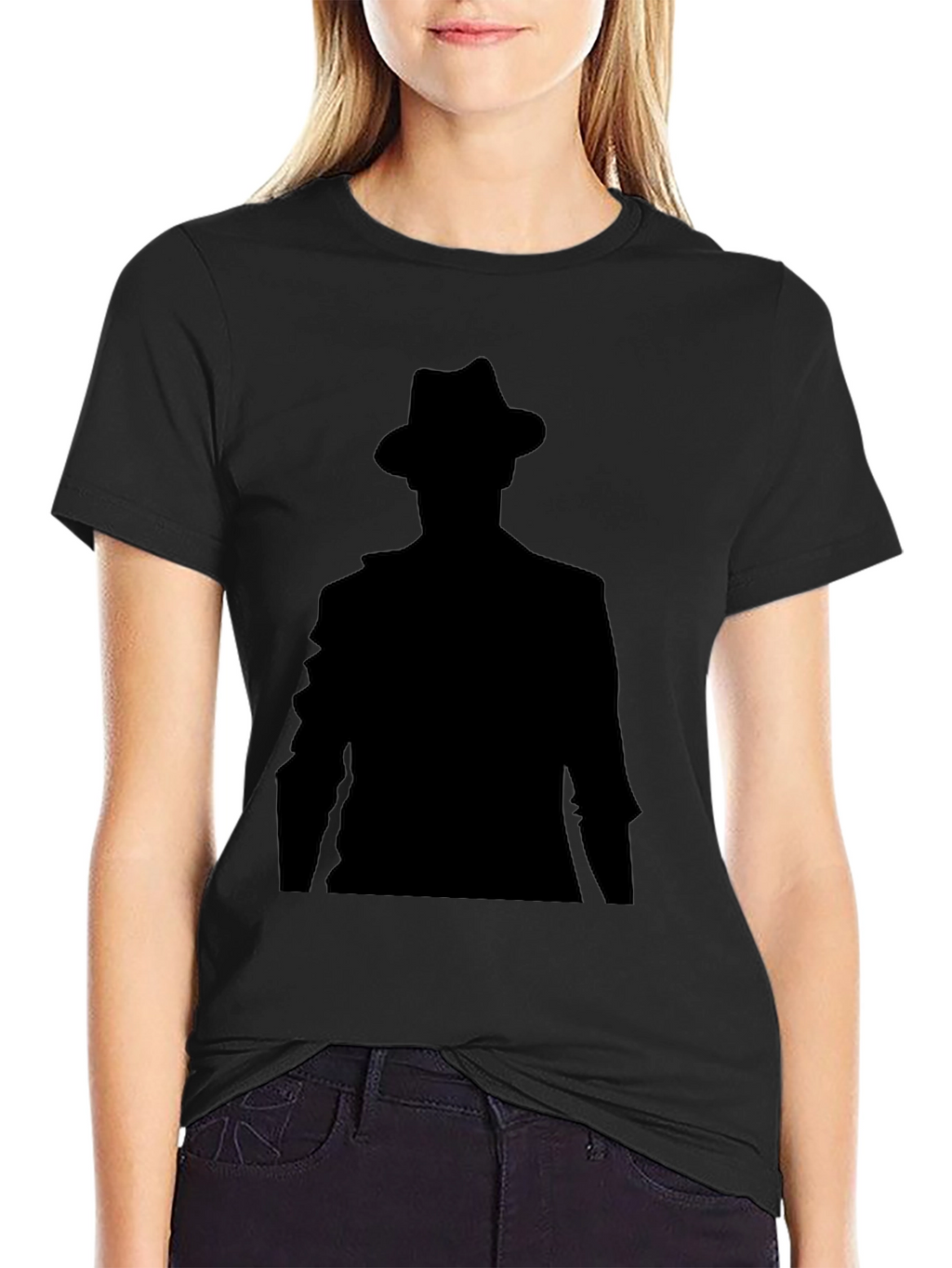 Mystery Man Black T-Shirt