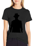 Mystery Man Black T-Shirt