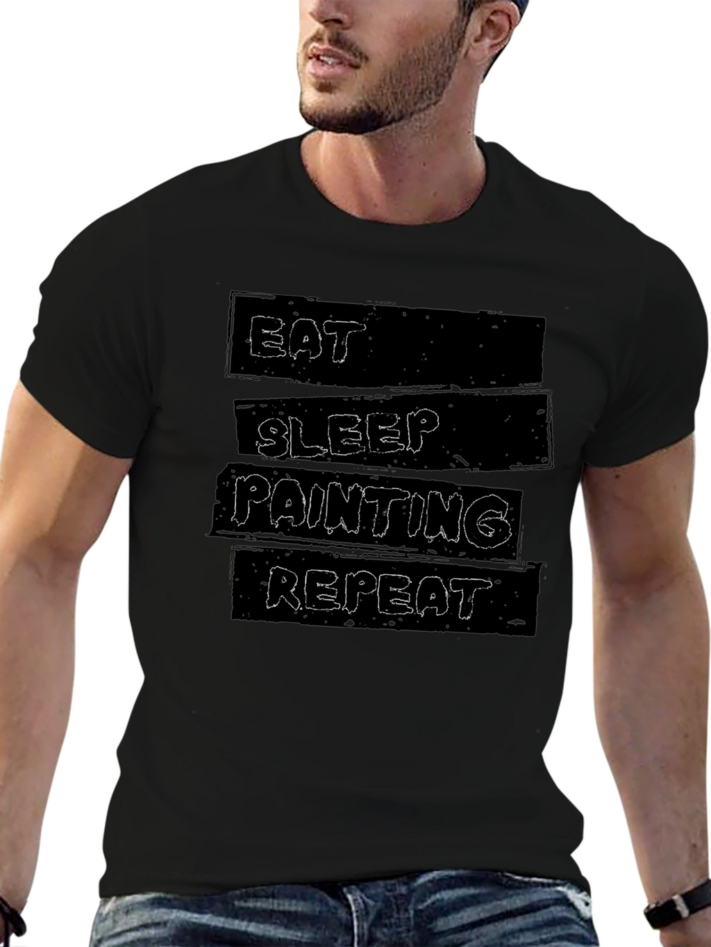 Eat Sleep Painting Repeat T-Shirt