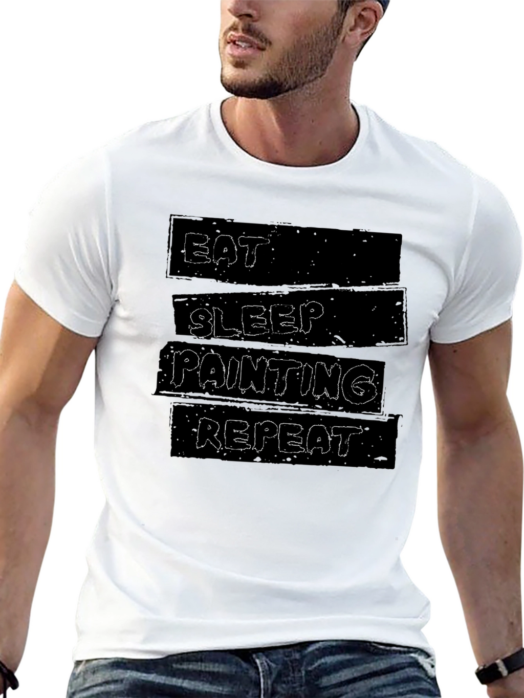 Eat Sleep Painting Repeat T-Shirt