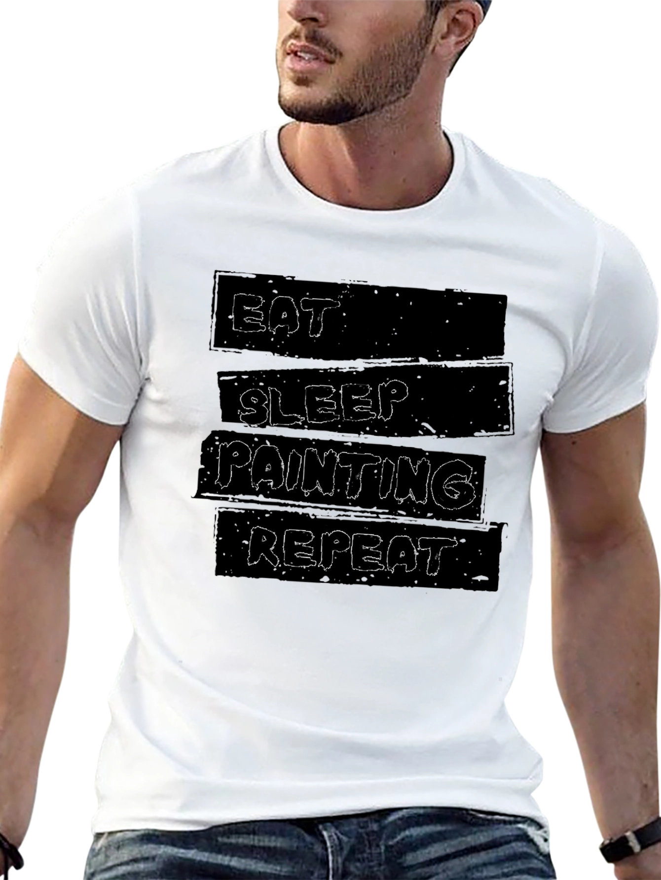 Eat Sleep Painting Repeat T-Shirt
