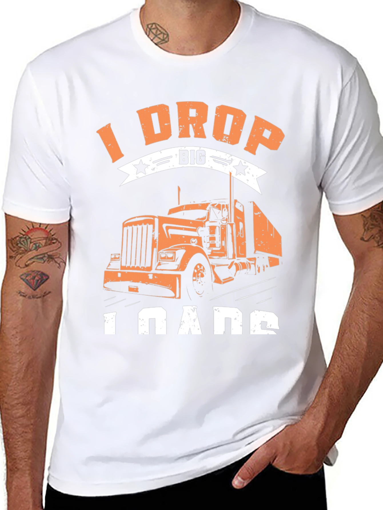 I Drop Big Loads Trucker T-Shirt