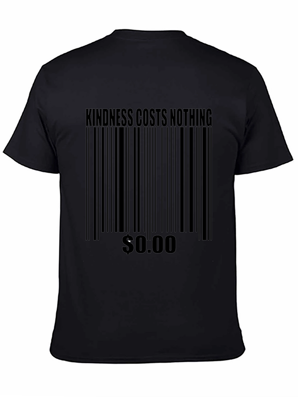 Kindness Costs Nothing Barcode Tee