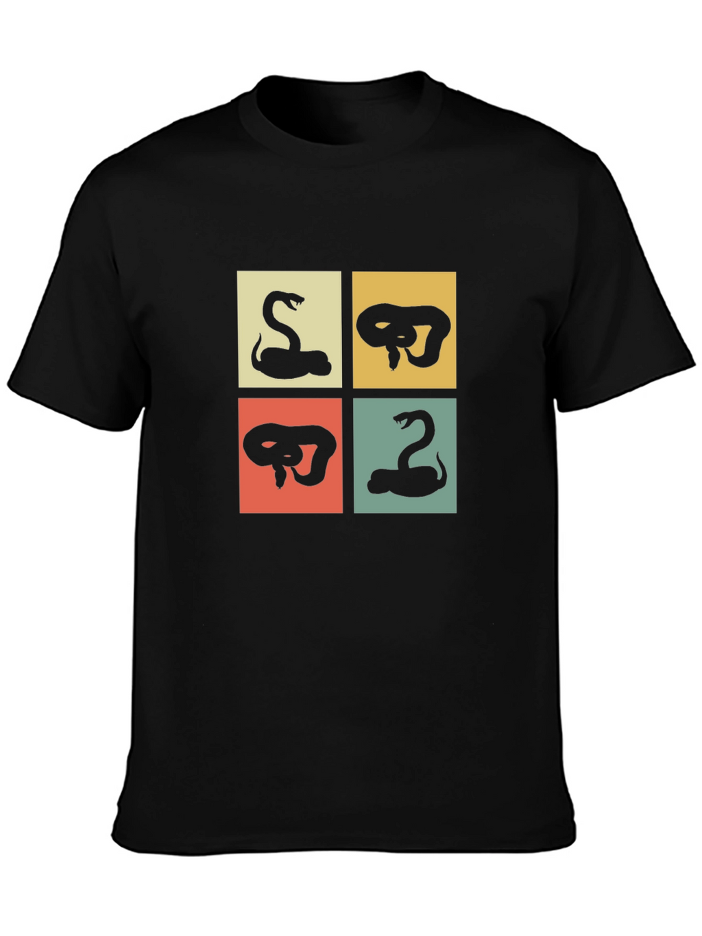 Retro Snake Graphic T-Shirt