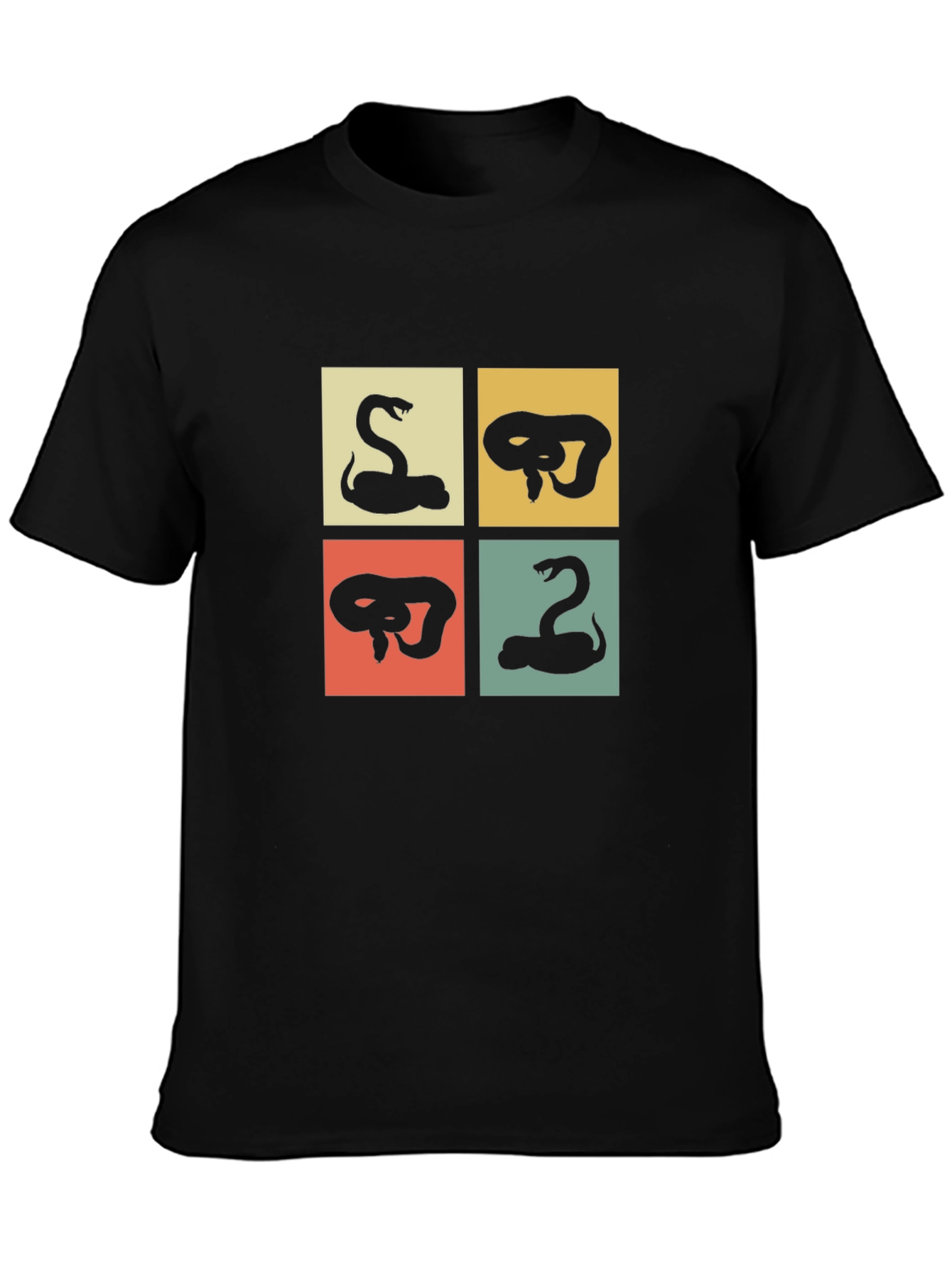 Retro Snake Graphic T-Shirt