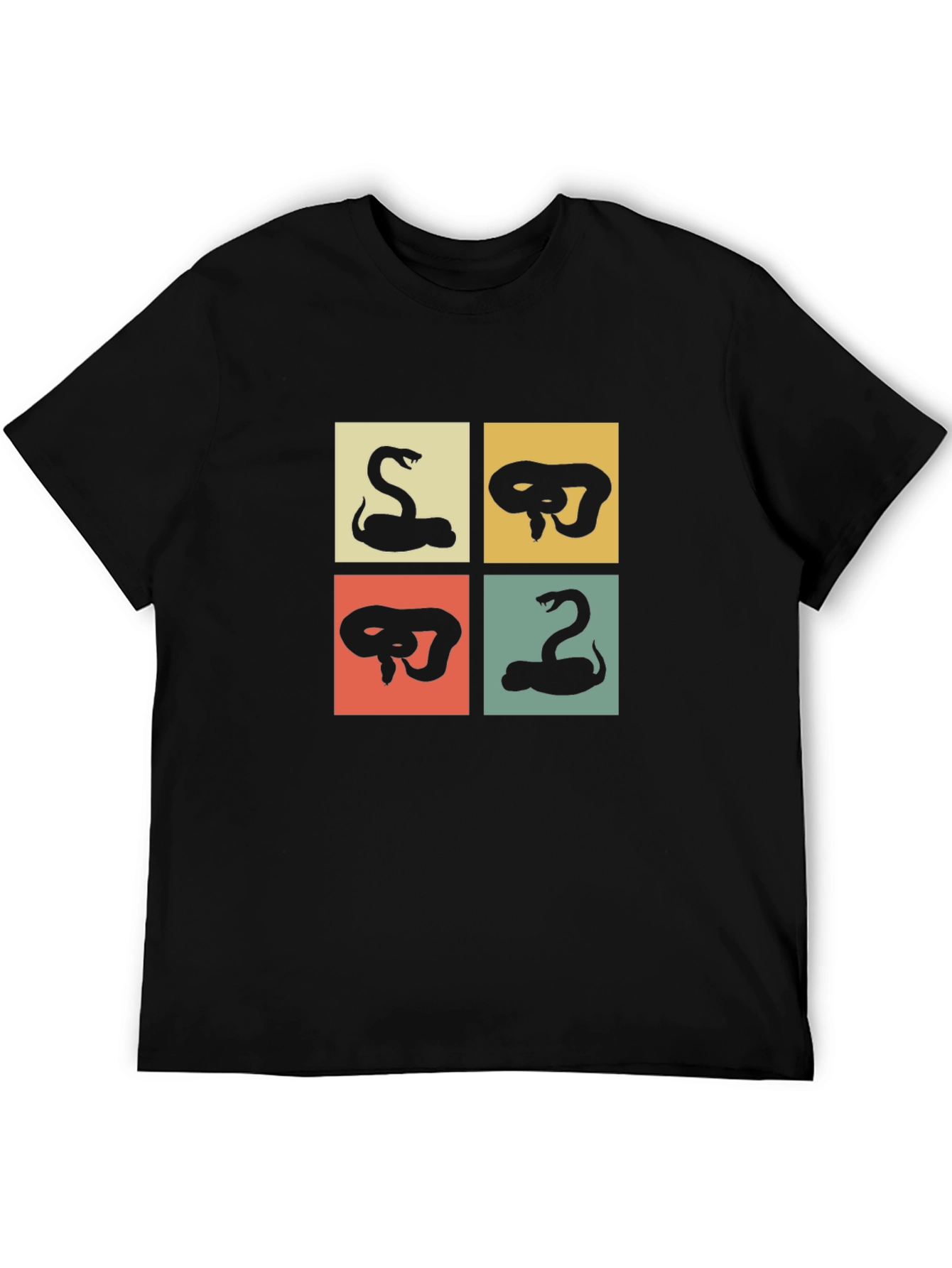 Retro Snake Graphic T-Shirt