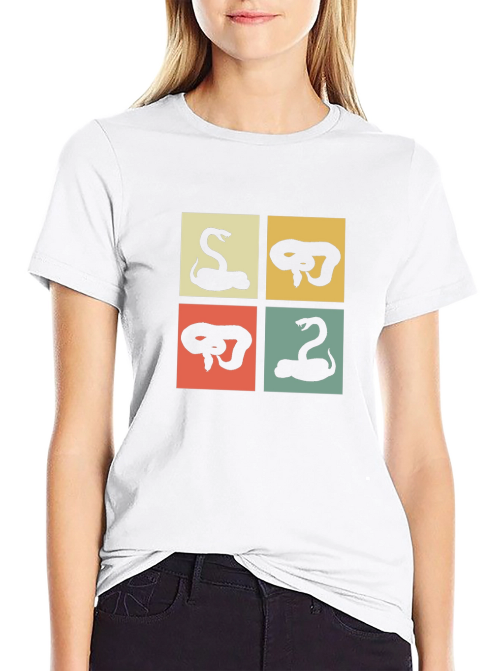 Retro Snake Graphic T-Shirt