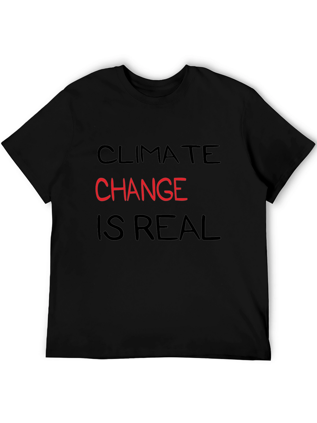 Climate Change Awareness T-Shirt - Black